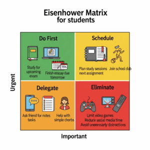 Teknik Eisenhower Matrix untuk siswa