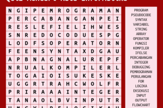 quiz mencari kata informatika